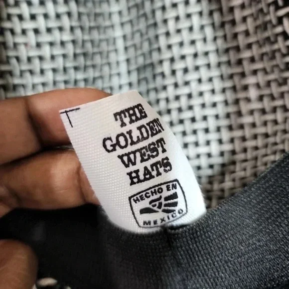 THE Golden West Leather trim Western Hat - Picture 3 of 9